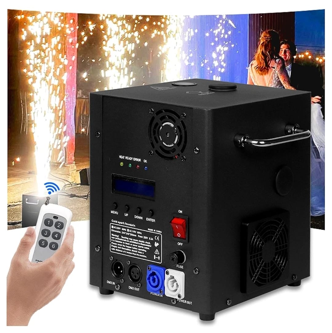 750W Electric Sparklers Fireworks for Events Party Stage Wedding with DMX512 Control Spark Machine
